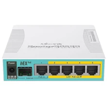 Маршрутизатор Wi-Fi Mikrotik hEX PoE (RB960PGS): Тип маршрутизатора Wi-Fi роутер
