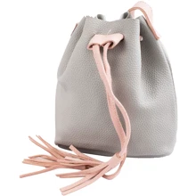 Женская сумка бакет-бэг Valiria Fashion серая (4DETBI2131-9): Пол Женский