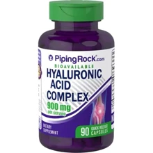 Piping Rock Hyaluronic Acid Complex 900 mg 90 Caps Гіалуронова кислота: Тип Гіалуронова кислота