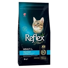 Сухой корм Reflex Plus Sterilised Adult Cat Food with Salmon для стерилизованных кошек с лососем 8 кг (RFX-328): Тип Сухой корм