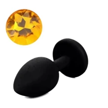 Силиконовая анальная пробка с кристаллом Silicon Black 01 ( размер S ), SKN-SIL-BLACK 01: Для кого Унисекс