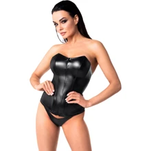 Корсет Noir Handmade F334 Powerwetlook corset - 3XL: Для кого Для женщин