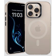 Чехол для iPhone Benks MagClap Lucid Armor Protective Desert Titanium for iPhone 16 Pro Max: Цвет бежевый