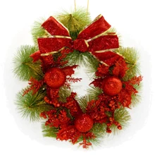 Різдвяний вінок NewYEAR R87311 (red): Виробник NewYEAR