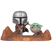 Игровая фигурка Funko POP! Moment cерии Мандалорец - Малыш и Мандалорец (49930): Тип Персонаж мультфильма, фильма