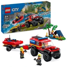 Конструктор LEGO City Пожарная машина со спасательной шлюпкой (60412): Серия City