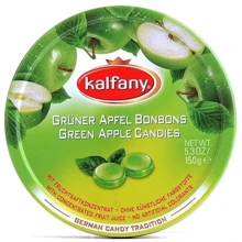 Льодяники Kalfany Green Apple Яблуко (150г) (WT4731): Вага, г 150