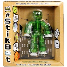Фигурка для анимационного творчества Stikbot S1 (зеленый) (TST616G): Тип Игровая фигурка