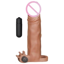 Насадка на член LoveToy Pleasure X-Tender Vibrating Penis Sleeve Add 2" Brown: Для кого Для мужчин