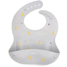 Силиконовый нагрудник Oribel Cocoon с карманом серый (OR227-90013): Производитель Oribel