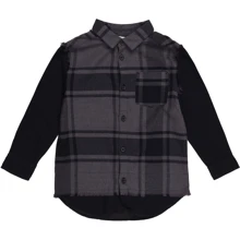 Рубашка H&M 1458750 104 см черная: Тип Рубашки