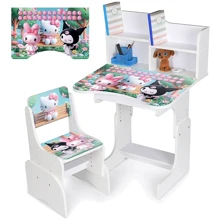 Дитяча парта з надбудовою та стільцем Bambi Hello Kitty білий (N 2071-19B-1): Вік дитини от 6-ти лет