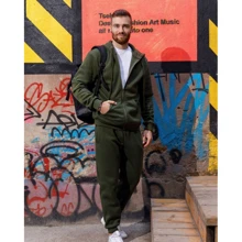 Спортивний костюм ISSA PLUS GN-443 48 хакі зимовий: Вид Спортивные костюмы