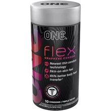 Презервативи ONE Flex Graphene Condom 10 шт.: Тип Для максимального захисту