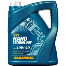 Моторна олія Mannol Nano Technology 10W-40, 4л (MN7503-4): Тип Полусинтетическое