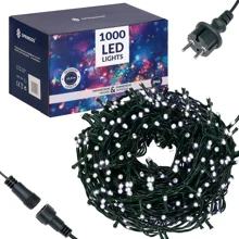 Гирлянда уличная (наружная) Springos 60 м 1000 LED CL1004 Cold White: Тип Линейная