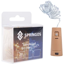 Гирлянда Springos 1.9 м 20 LED холодный теплый (CL0027): Тип Линейная