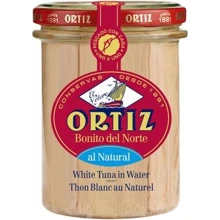 Консервы рыбные Ortiz Тунец Альбакор филе в воде 214 г (8411320284988): Вес нетто 214 г