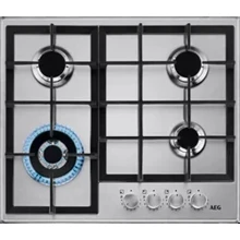 Варочная поверхность газовая AEG HGB64420SM: Расположение панели Фронтальное