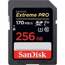 Карта пам'яті SanDisk 256GB SDXC Class 10 UHS-I U3 V30 Extreme Pro (SDSDXXY-256G-GN4IN): Тип карти SDXC