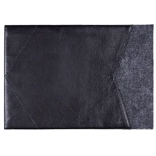 Gmakin Cover Envelope Leather Felt Black (GM09-12) for MacBook 12": Цвет черный (Black)