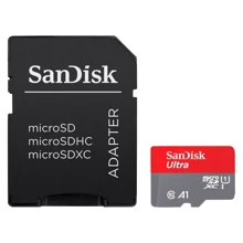 Карта памяти SanDisk 32GB microSDXC Сlass 10 UHS-I V30 Ultra + adapter (SDSQUA4-032G-GN6MA): Тип карты MicroSDXC