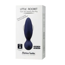 Анальная пробка с вибрацией Adrien Lastic Little Rocket с пультом LRS NEW: Для кого Унисекс