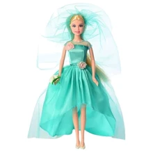 Детская кукла Невеста DEFA Lucy Bambi 8341 (Бирюзовый): Возраст от 3 лет