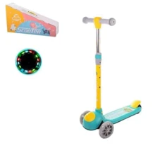 Самокат трехколесный Scooter желто-голубой (SC21011): Количество колес 3