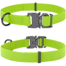 Ошейник WAUDOG Waterproof, водостойкий, пряжка кобра 20 мм 25-50 см салатовый (27115): Производитель WAUDOG