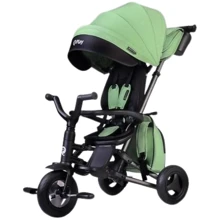 Велосипед складной трехколесный детский Qplay Nova+ Rubber Exclusive Green (S700-13Nova+RubberEGreen): Тип 3х колесный велосипед