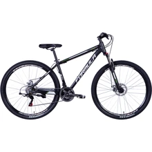 Велосипед AL 29" Formula MOTION DD рама-21" чёрно-зеленый (матовый) 2024 (OPS-FR-29-245): Материал рамы Алюминий