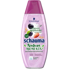 Schwarzkopf Schauma Nature Moments Shampoo 400 ml Шампунь Смузи Шампунь для очень сухих и истощенных волос Ягода Асаи, Миндаль и Овес: Пол Для женщин