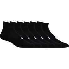 Носки Asics 6PPK Quarter Sock (3033B720-001) 39-42 (25-27) 6 пар черные: undefined undefined