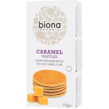 Вафлі Biona Organic з карамельним сиропом органічні 175г (5032722313552): Вага нетто 175 г