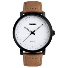 Наручний годинник Skmei 1196 Black-Brown: Стиль класичний