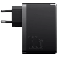 Зарядное устройство Baseus Wall Charger USB+2xUSB-C GaN5 Pro 160W Black with USB-C Cable (P10110825113-00): Особенности Быстрая зарядка, USB-C