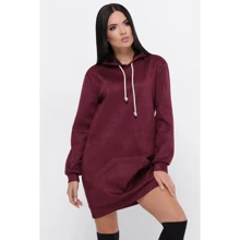 Худи FashionUp KF-1797A-42 42 бордовое с капюшоном: Сезон Демисезон
