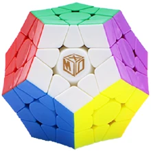 QiYi X-Man Megaminx Galaxy V2 M concave color Магнитный Мегаминкс без наклеек: Вид Головоломка