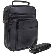 Чоловіча сумка через плече Buffalo Bags чорна (SHIM7457A-black): Стать Мужской