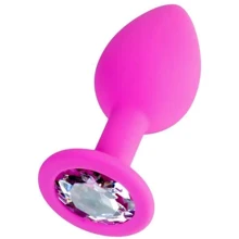 Анальна пробка із кристалом ToDo by Toyfa Anal Plug Brilliant: Для кого унісекс