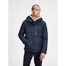 Куртка Jack & Jones 31101711 46 синяя демисезон с капюшоном: Вид Куртки