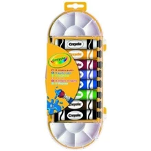 CRAYOLA 8 красок в тюбике с кисточкой (7407): Тип Гуашь