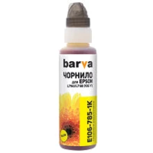 Чернила Barva Epson 106 100 мл, yellow, флакон OneKey 1K (E106-785-1K): Цвет Yellow