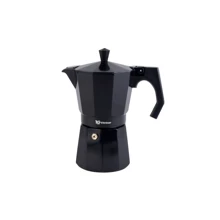Гейзерная кофеварка Vitrinor Black 450 мл на 9 чашек (1224244): Цвет черный