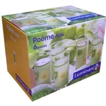 Набор стаканов Luminarc Poeme Anis D2161 (6 пр.) (270 мл): undefined undefined