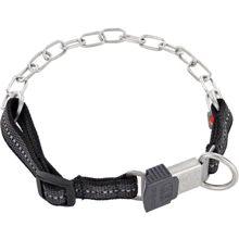 Ошейник для собак Sprenger Adjustable Collar with Assembly Chain среднее звено черный нержавеющая сталь матовый 3 мм 55-60 см (51150): Производитель Sprenger