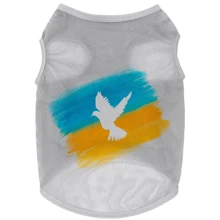 Майка для собак WAUDOG Clothes малюнок Прапор сітка L B 42-45 см C 28-31 см сіра (303-0229-11): Тип Майки