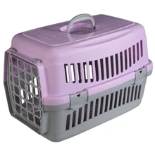 Переноска AnimAll CNR-102 для кошек и собак 48.5х32.5х32.5 см серо-фиолетовая (2000981202484): Производитель AnimAll