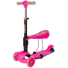 Самокат 3в1 iTrike Maxi (JR 3-076-A pink): Количество колес 3